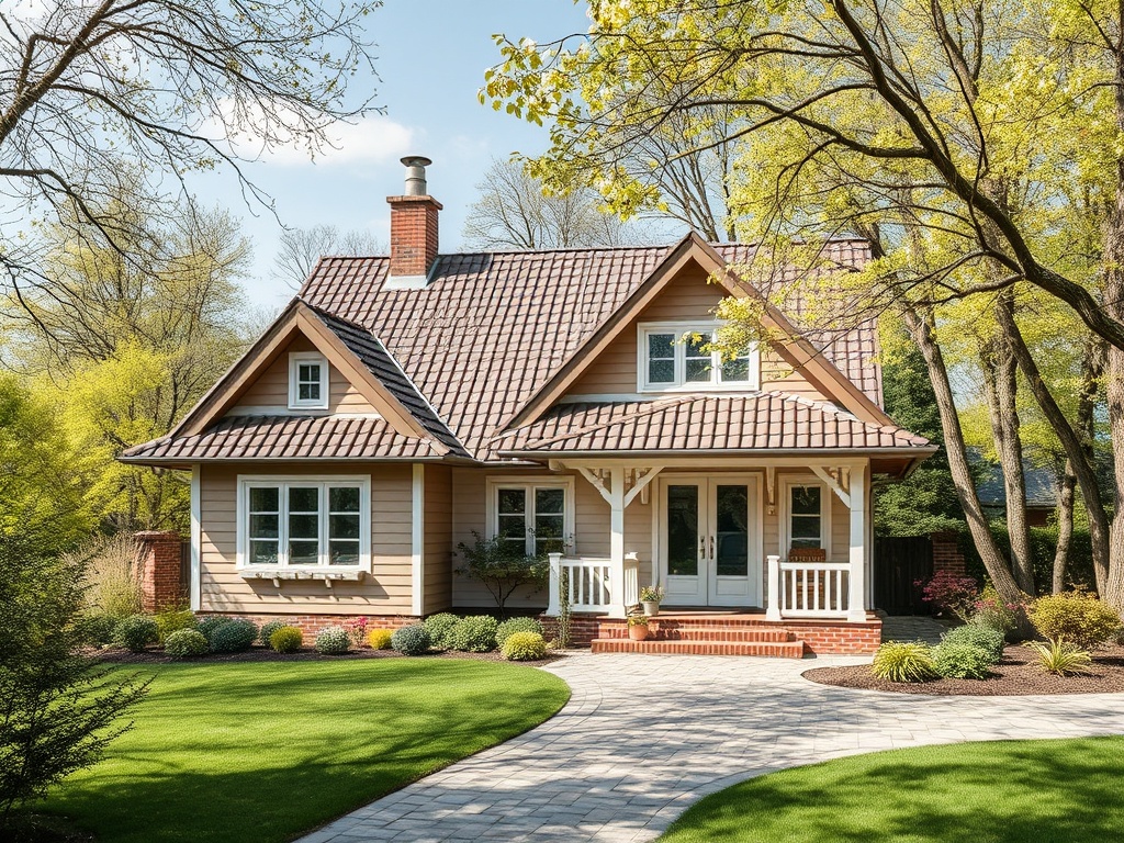 ТРИАСК | Дом из клееного бруса в стиле кантри